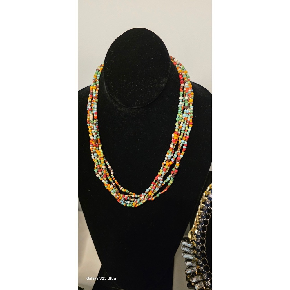 Beaded Necklace Unbranded Multi Color Multi-Strand‎ Boho OS Women